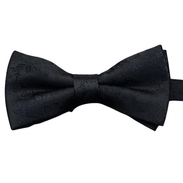 Black Floral Bow Tie - Modern Mister
