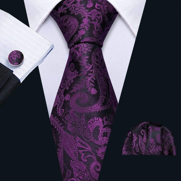 Purple Bow Ties and Suspenders (Plum/Prune Purple)
