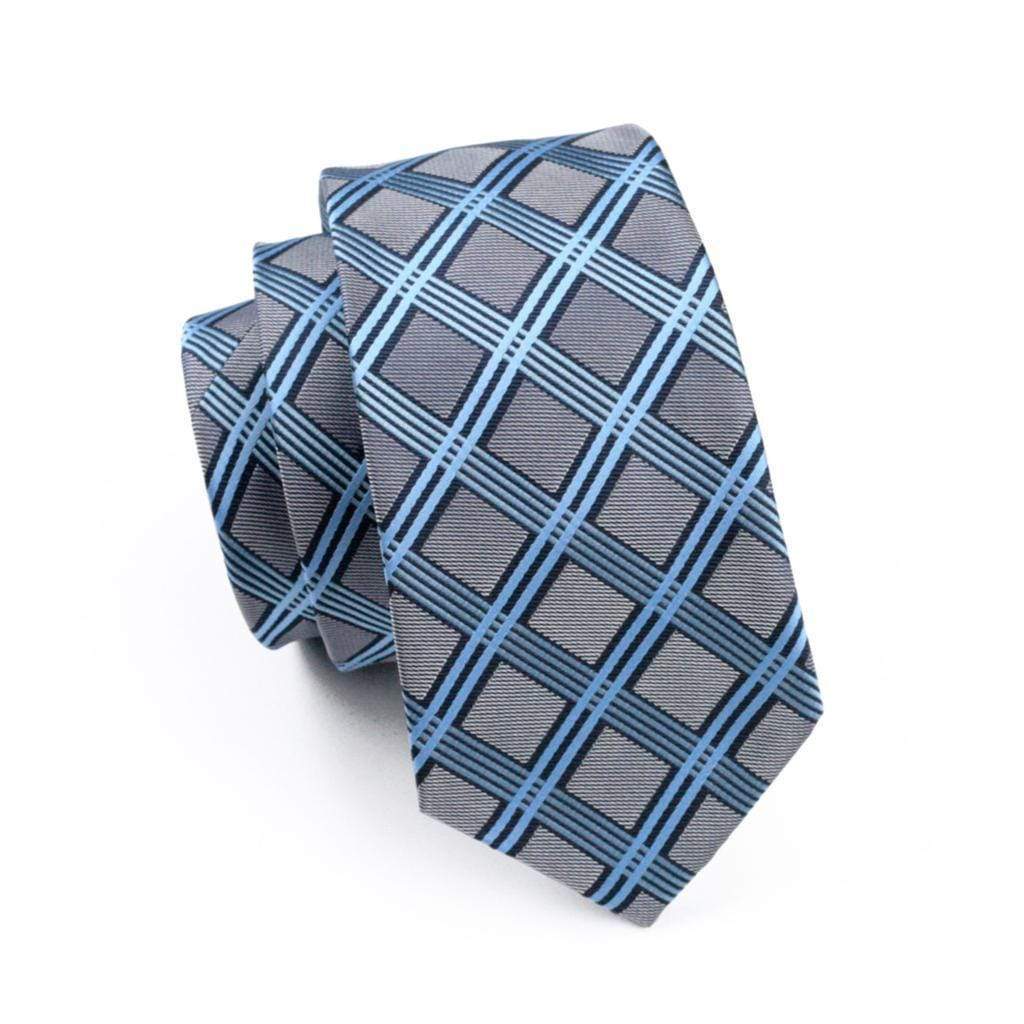 B3 - Baby Blue Pinstripe - Standard Width – The Matching Tie Guy