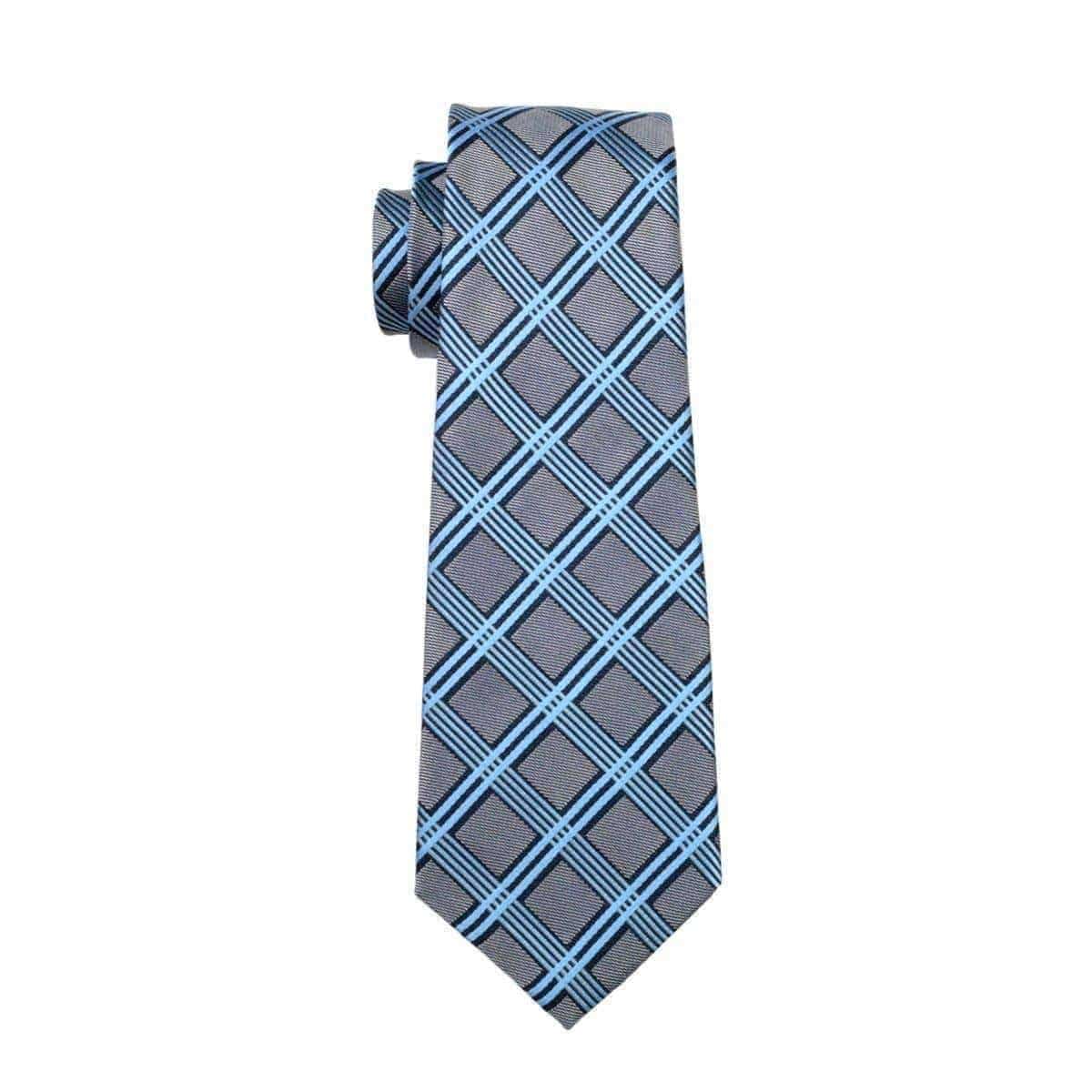 B3 - Baby Blue Pinstripe - Standard Width – The Matching Tie Guy